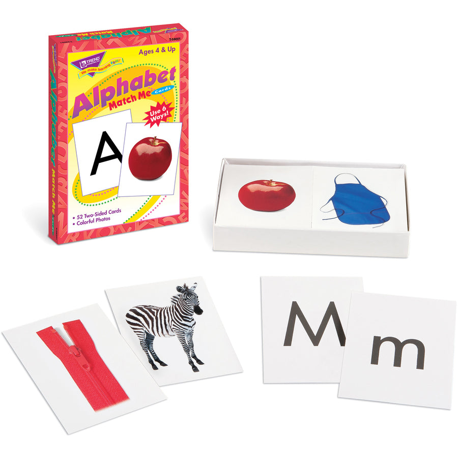 Trend Alphabet Match Me Flash Cards - Educational - 1 / Set - 