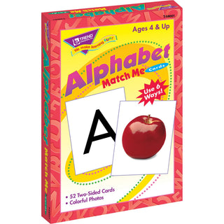 Trend Alphabet Match Me Flash Cards - Educational - 1 / Set - 