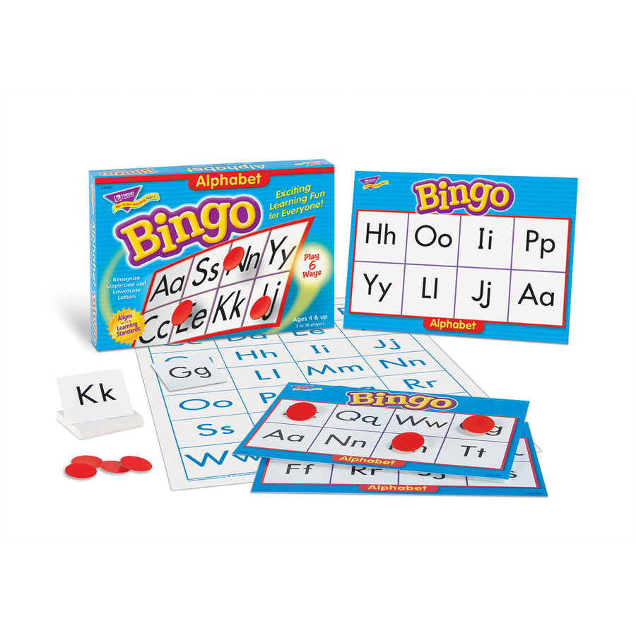 Trend Alphabet Bingo Learning Game - Theme/Subject: Learning - Skill Learning: Alphabet - 4-6 Year - 