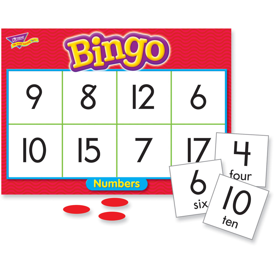 Trend Numbers Bingo Learning Game - Theme/Subject: Learning - Skill Learning: Number - 4-7 Year - 