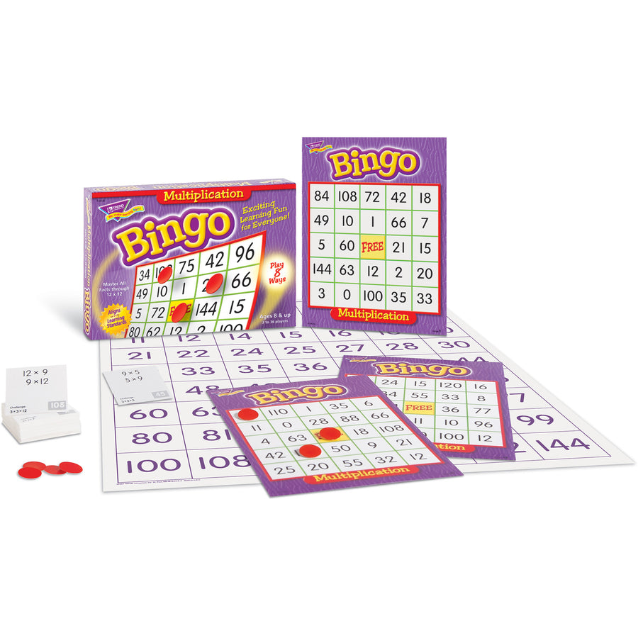 Trend Multiplication Bingo Learning Game - Theme/Subject: Learning - Skill Learning: Mathematics - 8-13 Year - 