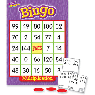 Trend Multiplication Bingo Learning Game - Theme/Subject: Learning - Skill Learning: Mathematics - 8-13 Year - 