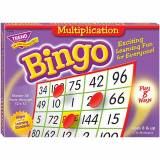 Trend Multiplication Bingo Learning Game - Theme/Subject: Learning - Skill Learning: Mathematics - 8-13 Year - 