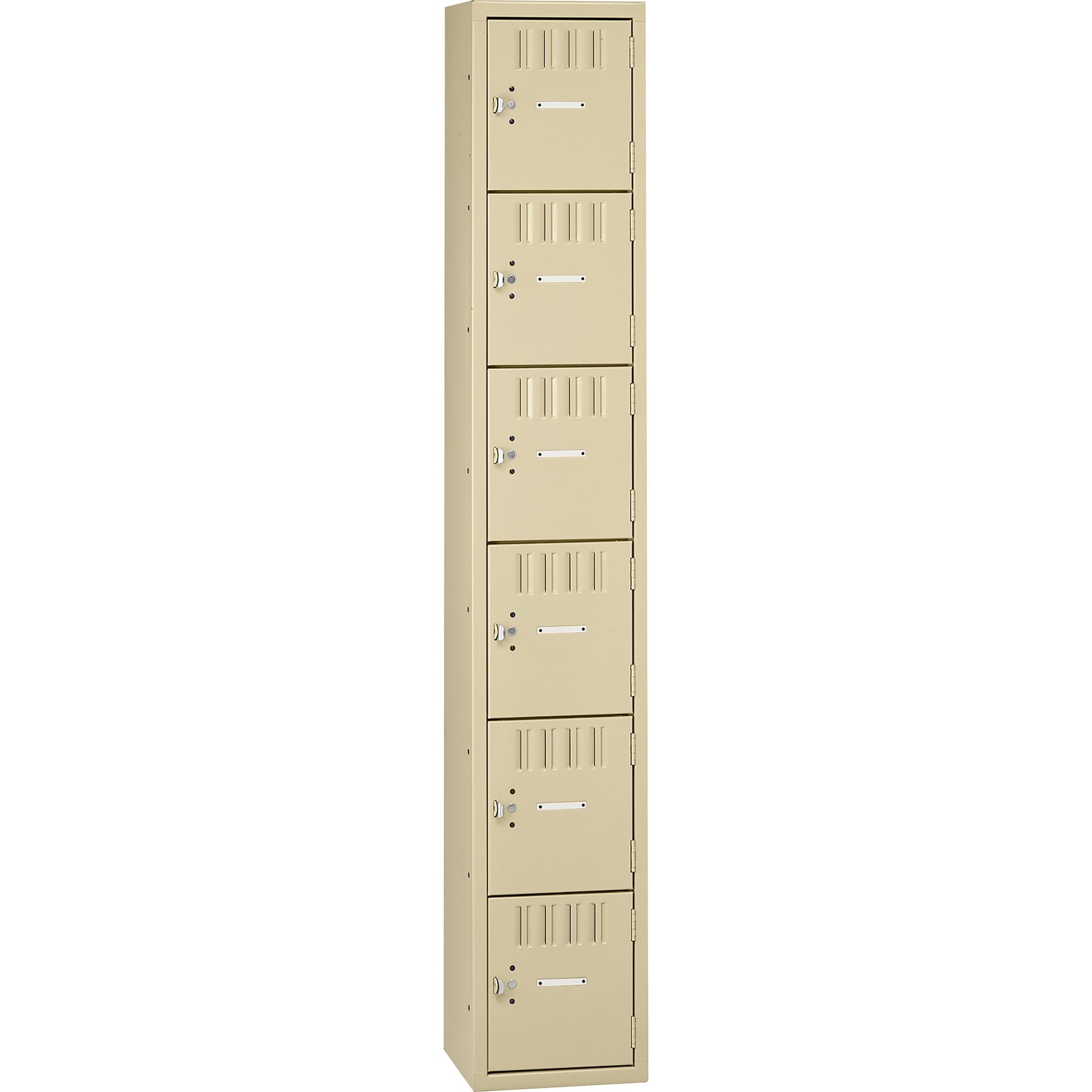 Box Compartments, Single Stack, 12w x 18d x 72h, Sand