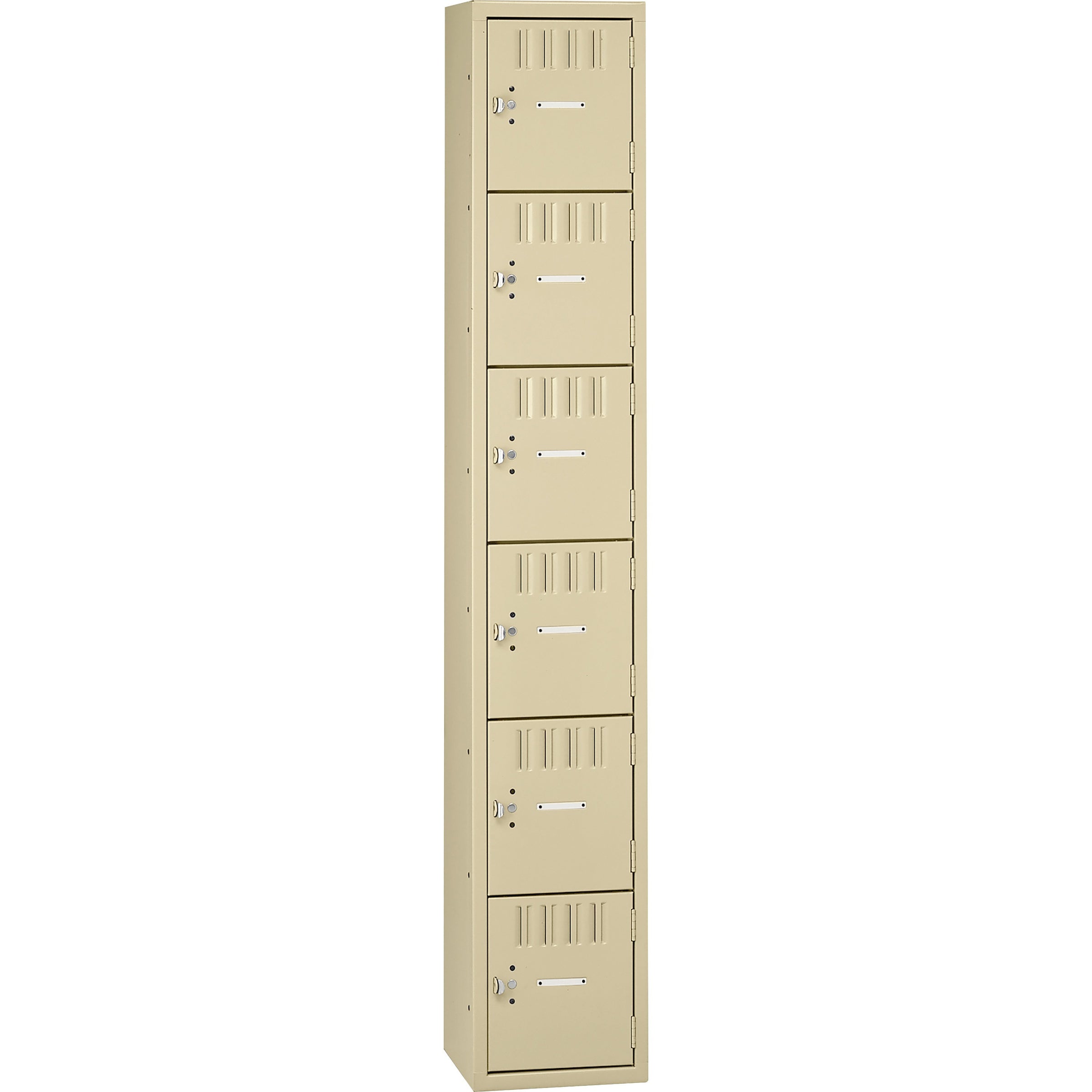 Box Compartments, Single Stack, 12w x 18d x 72h, Sand