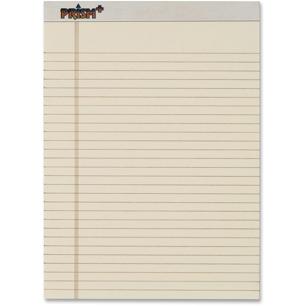 Prism + Colored Writing Pads, Wide/Legal Rule, 50 Pastel Ivory 8.5 x 11.75 Sheets, 12/Pack