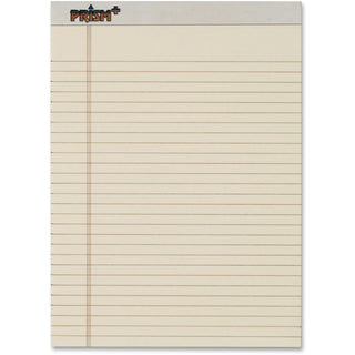 Prism + Colored Writing Pads, Wide/Legal Rule, 50 Pastel Ivory 8.5 x 11.75 Sheets, 12/Pack