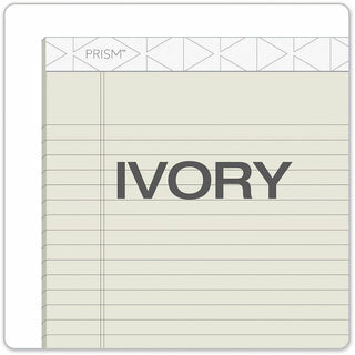 Prism + Colored Writing Pads, Wide/Legal Rule, 50 Pastel Ivory 8.5 x 11.75 Sheets, 12/Pack