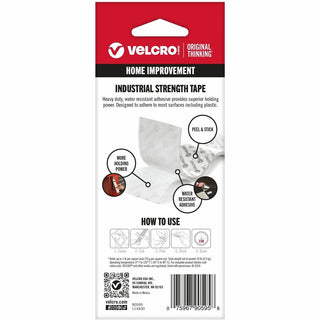 Industrial-Strength Heavy-Duty Fasteners, 2" x 4 ft, White