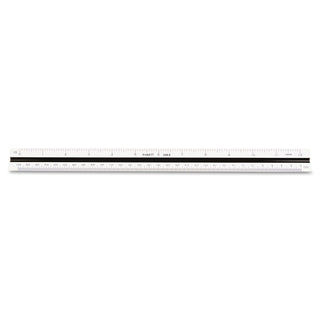 Triangular Scale, Plastic, 12" Long, Engineering, Color-Coded - 