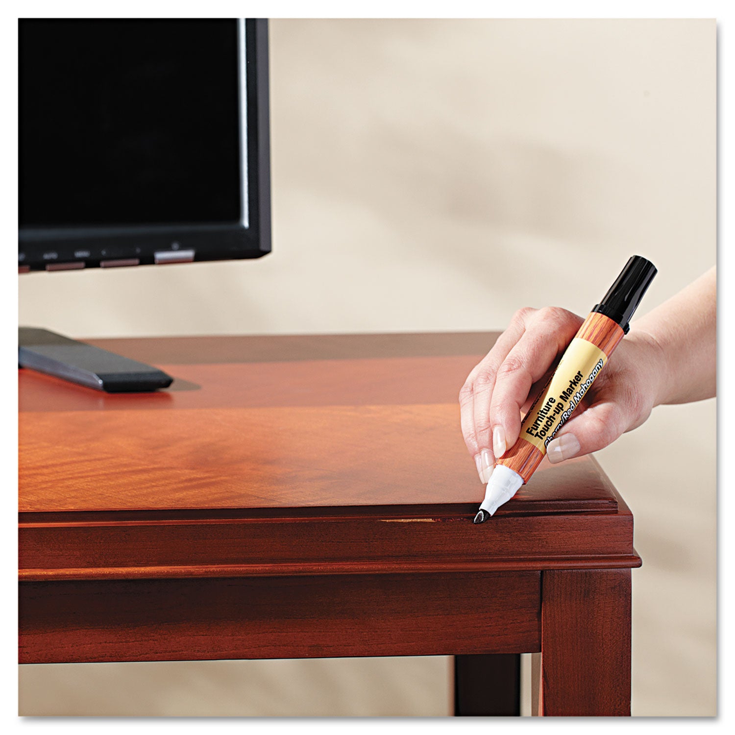 ReStor-It Furniture Touch-Up Kit with (5) Woodgrain Markers, (3) Filler Sticks, 4.25 x 0.38 x 6.75 - 