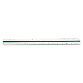 Triangular Scale, Plastic, 12" Long, Architectural, Color-Coded - 