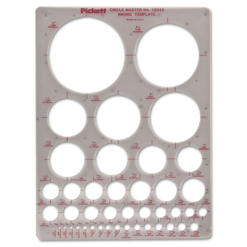 Templates, Circles, 7 x 10, Smoke - 