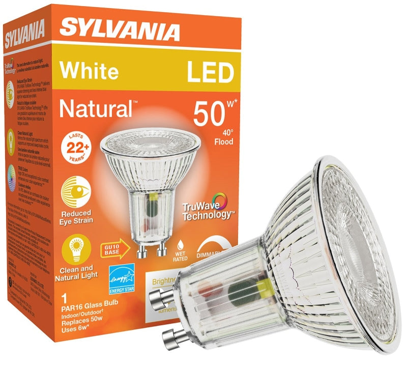 sylvania-natural-series-40932-led-bulb-par16-lamp-e26-medium-lamp-base-dimmable-cool-white-3000-k-color-temp