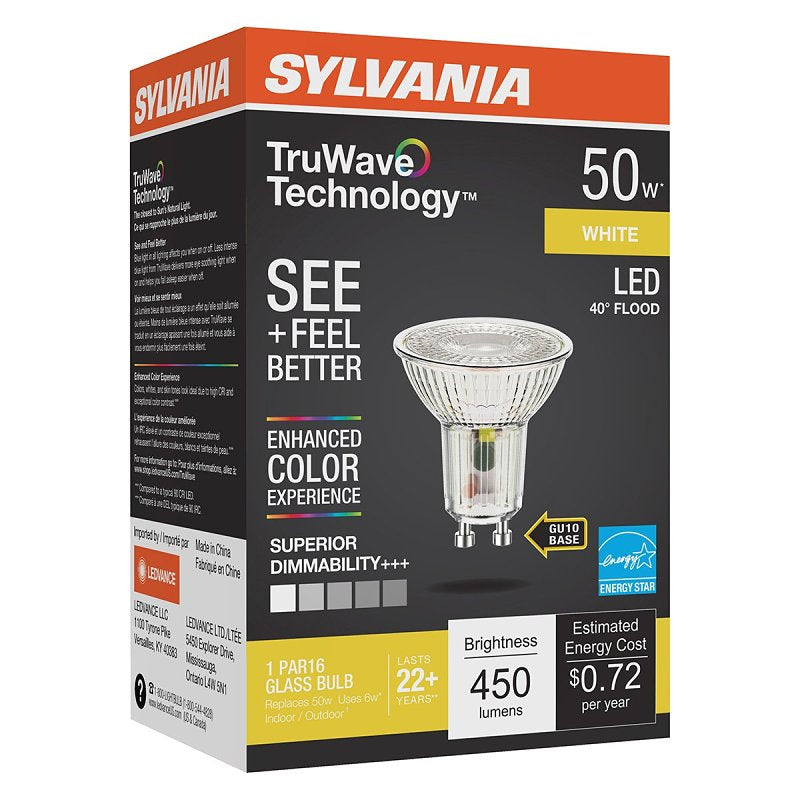 sylvania-natural-series-40932-led-bulb-par16-lamp-e26-medium-lamp-base-dimmable-cool-white-3000-k-color-temp