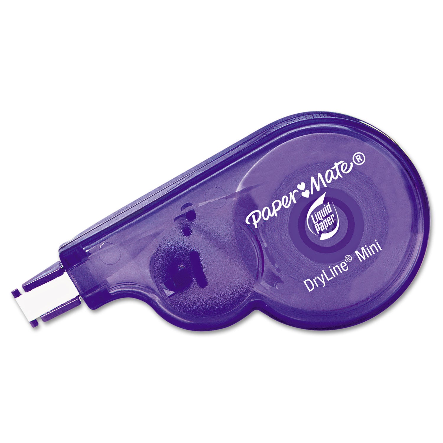 DryLine Mini Correction Tape, 0.2" x 197", Non-Refillable, Assorted Color Applicators, 5/Pack - 