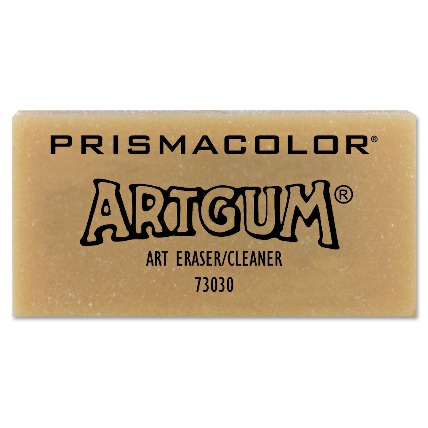 ARTGUM Eraser, For Pencil Marks, Rectangular Block, Large, Off White, Dozen - 