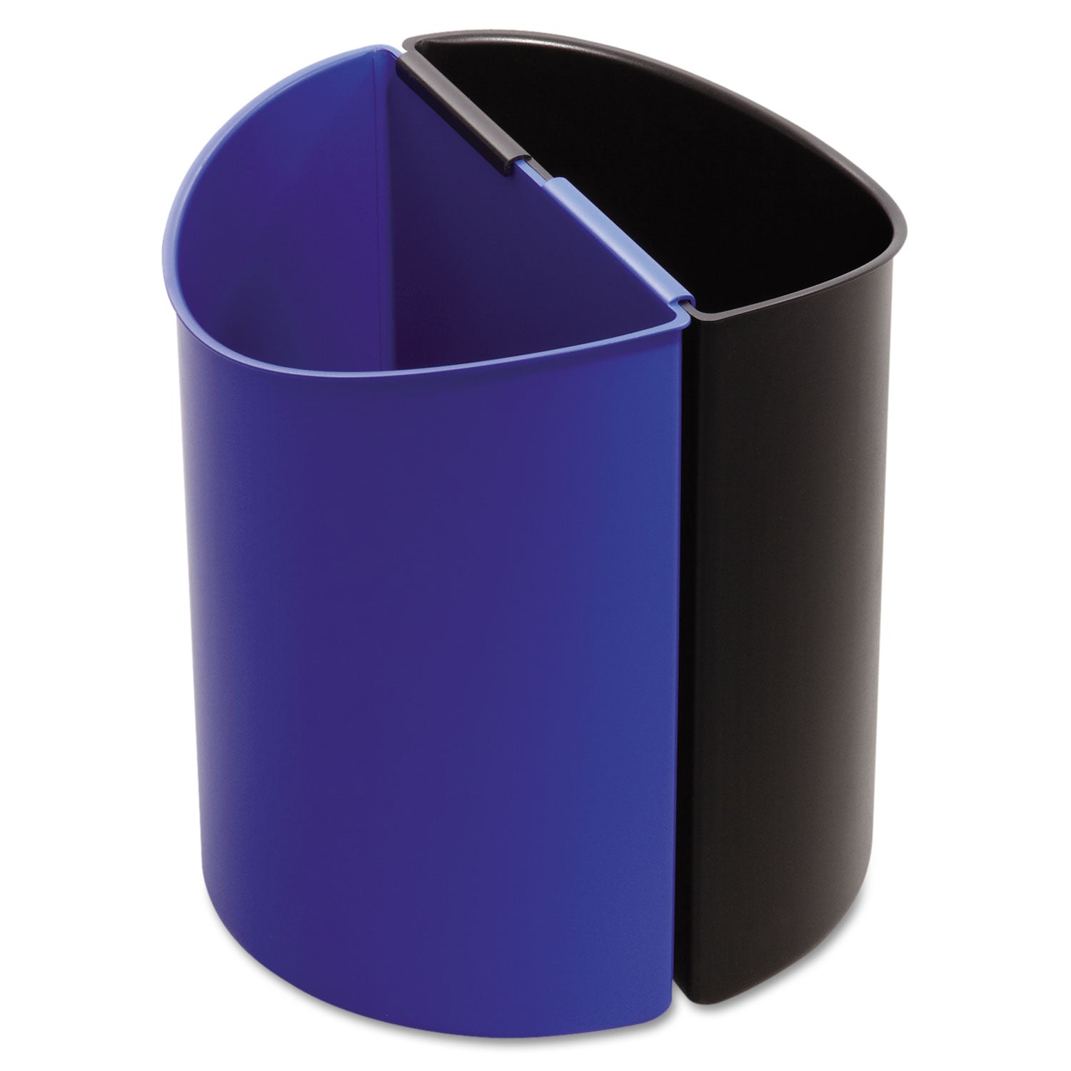 desk-side-recycling-receptacle-3-gal-plastic-black-blue_saf9927bb - 1