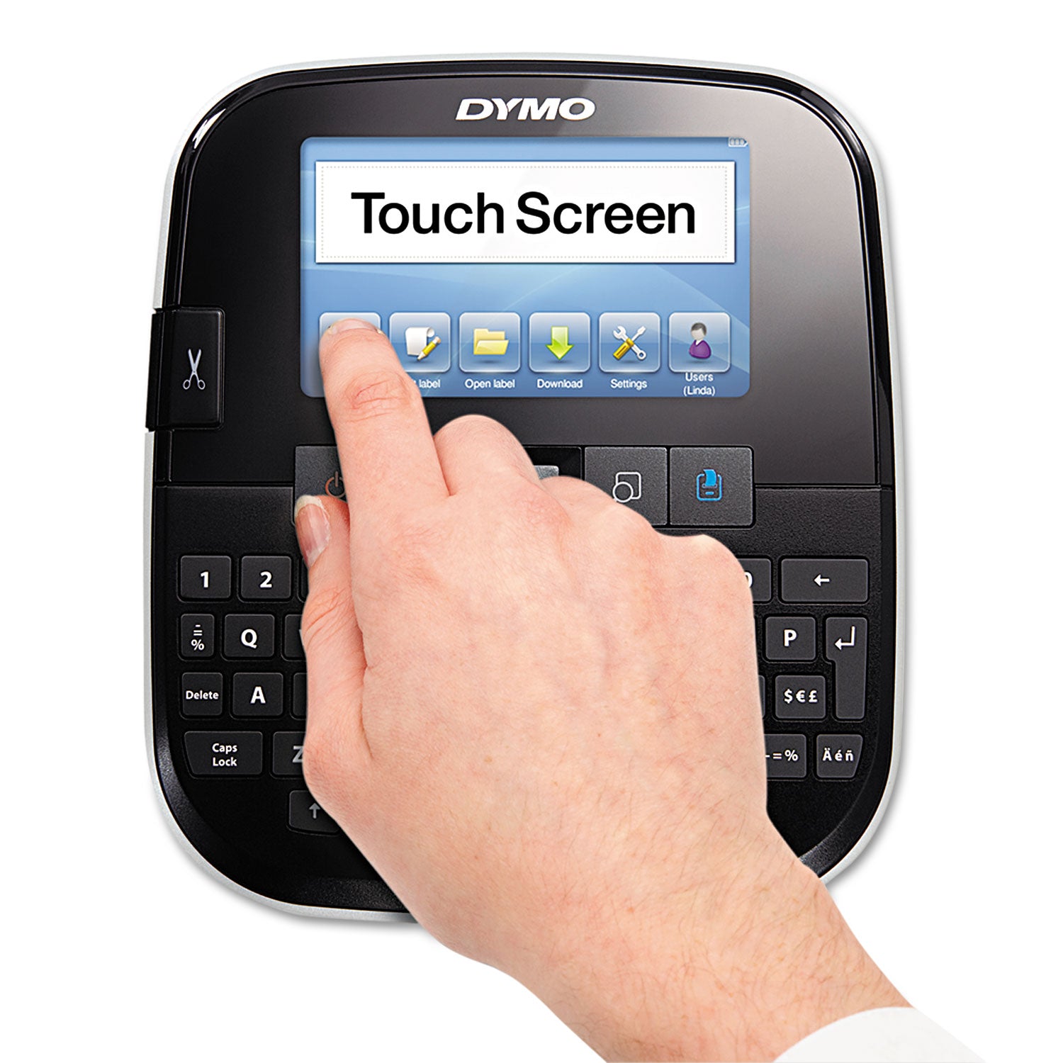 LabelManager 500TS Touchscreen Label Maker, 0.8"/s Print Speed, 6.46 x 7.44 x 3.74