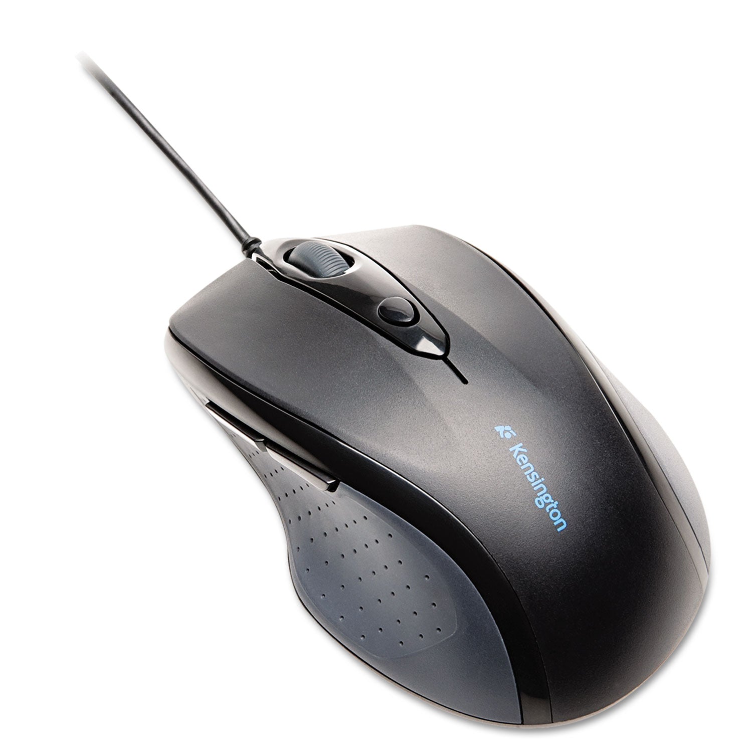 Pro Fit Wired Full-Size Mouse, USB 2.0, Right Hand Use, Black - 