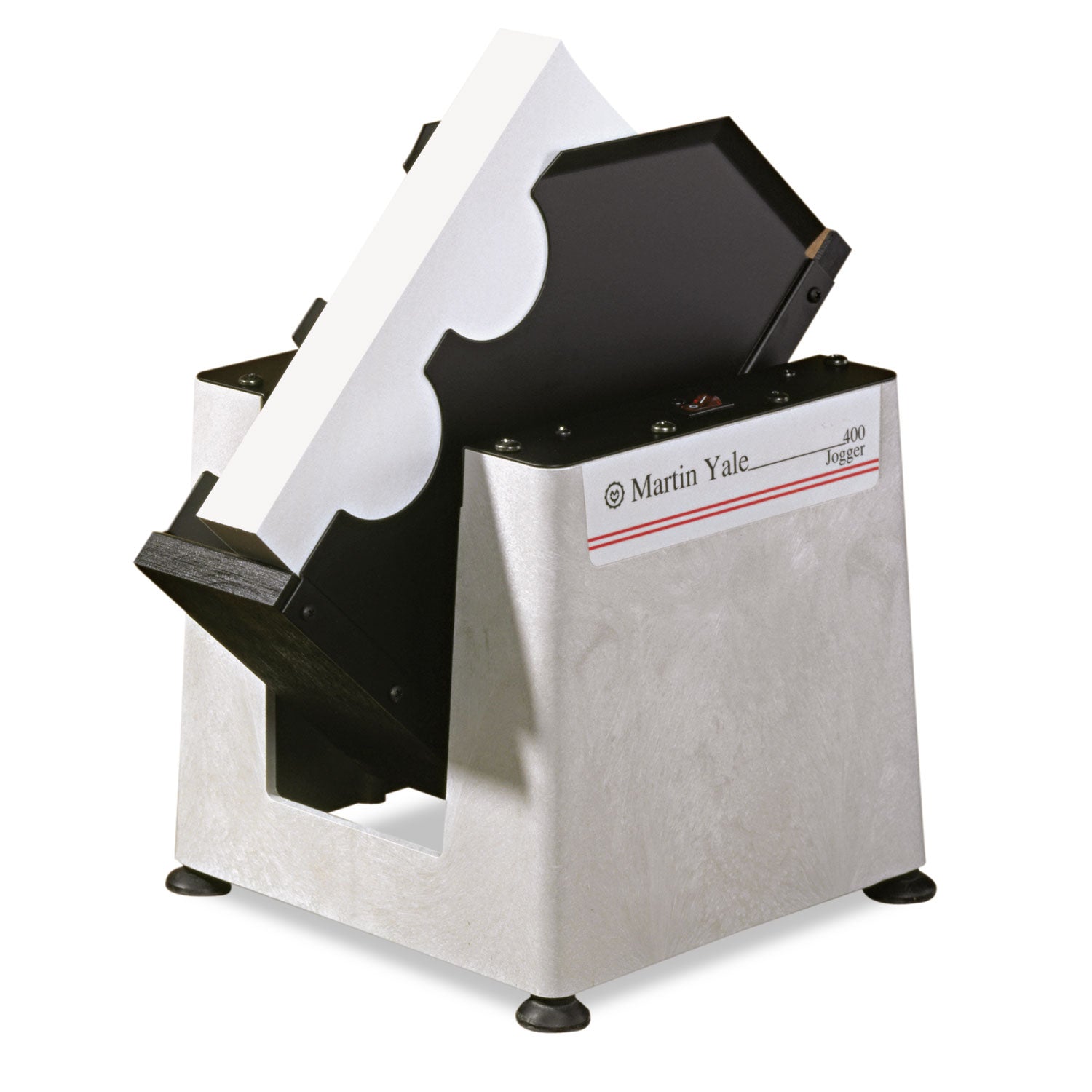 Tabletop Paper Jogger, 15.25 x 11.5 x 15.25, Gray - 