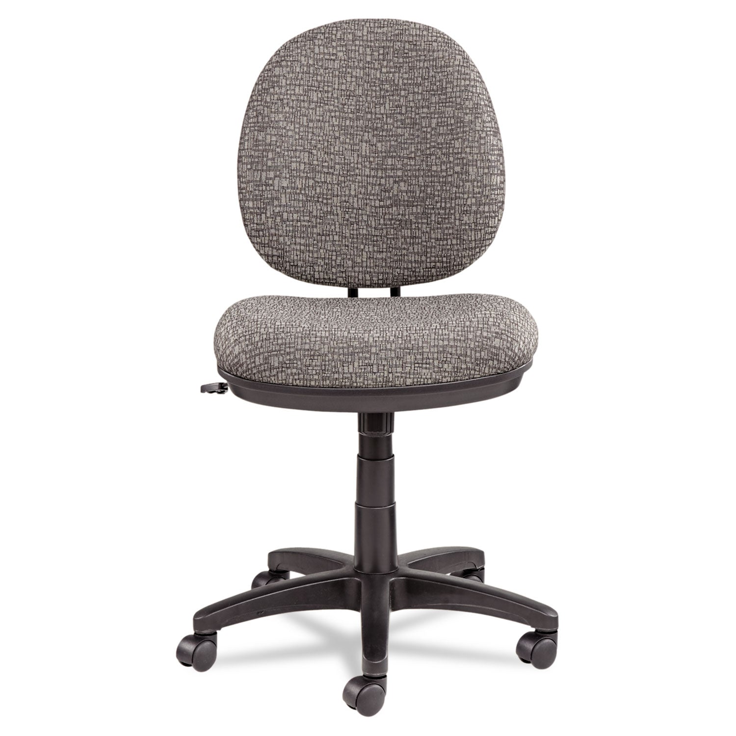 Alera Interval Series Swivel/Tilt Task Chair, Supports 275 lb, 18.11" to 23.22" Seat, Graphite Gray Seat/Back, Black Base - 