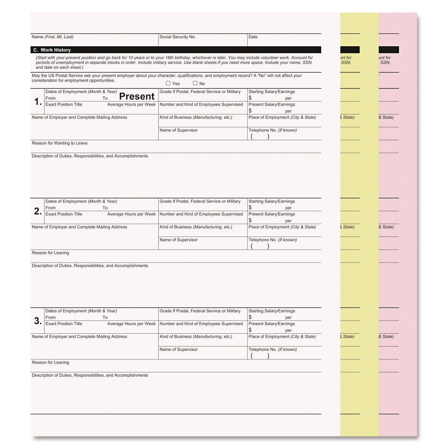 Digital Carbonless Paper, 3-Part, 8.5 x 11, White/Canary/Pink, 1,670/Carton