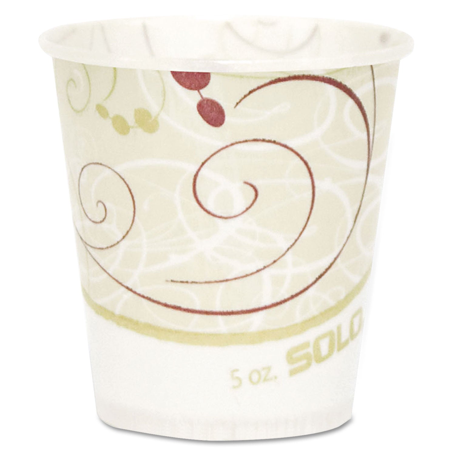 Symphony Design Paper Water Cups, ProPlanet Seal, 5 oz, 100/Bag, 30 Bags/Carton - 