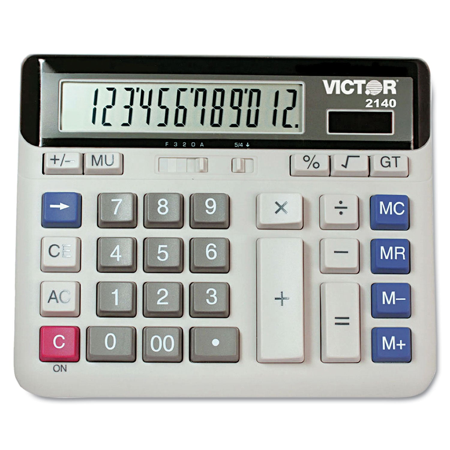 2140 Desktop Business Calculator, 12-Digit LCD - 