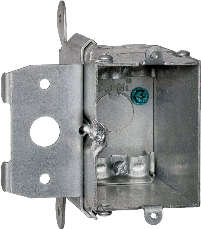 steel-city-mb120adj-outlet-box-1-gang-5-knockout-galvanized-steel-silver-box-mounting