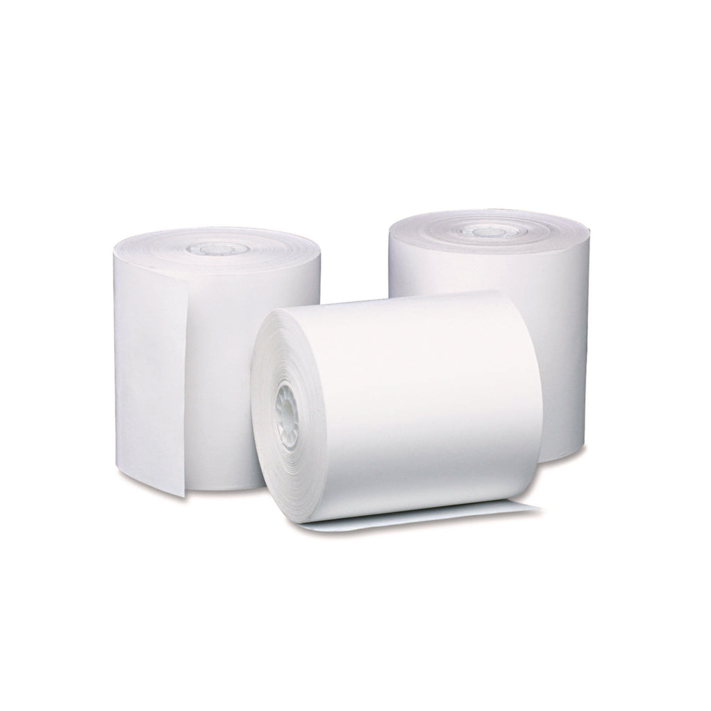 Direct Thermal Printing Thermal Paper Rolls, 3.13" x 230 ft, White, 8/Pack