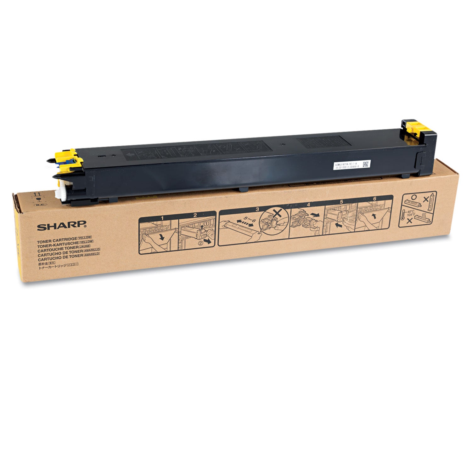 MX31NTYA Toner, 15,000 Page-Yield, Yellow - 
