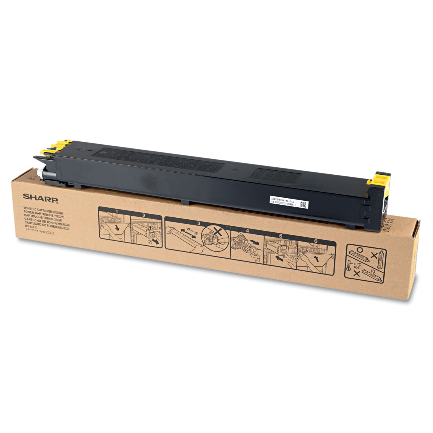 MX31NTYA Toner, 15,000 Page-Yield, Yellow - 