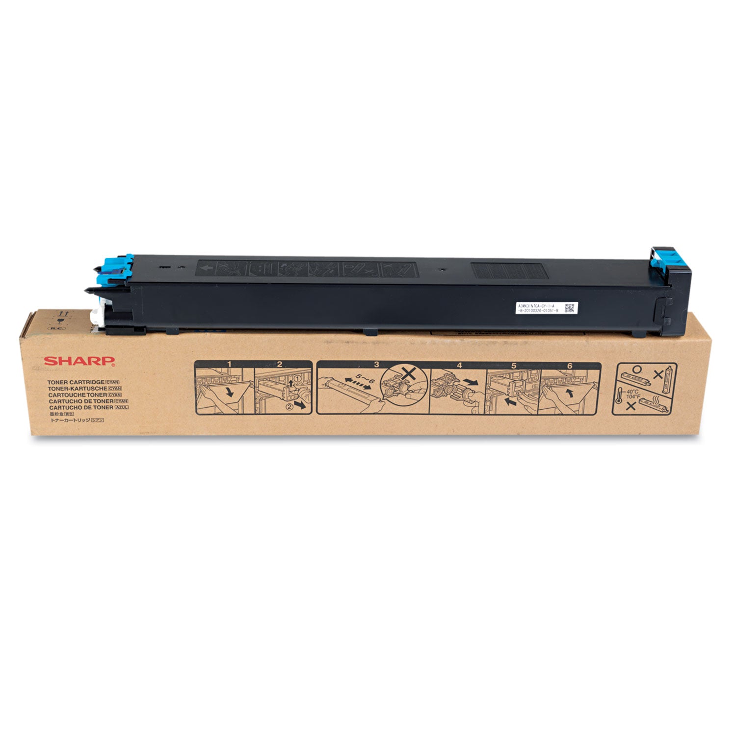 MX31NTCA Toner, 15,000 Page-Yield, Cyan - 