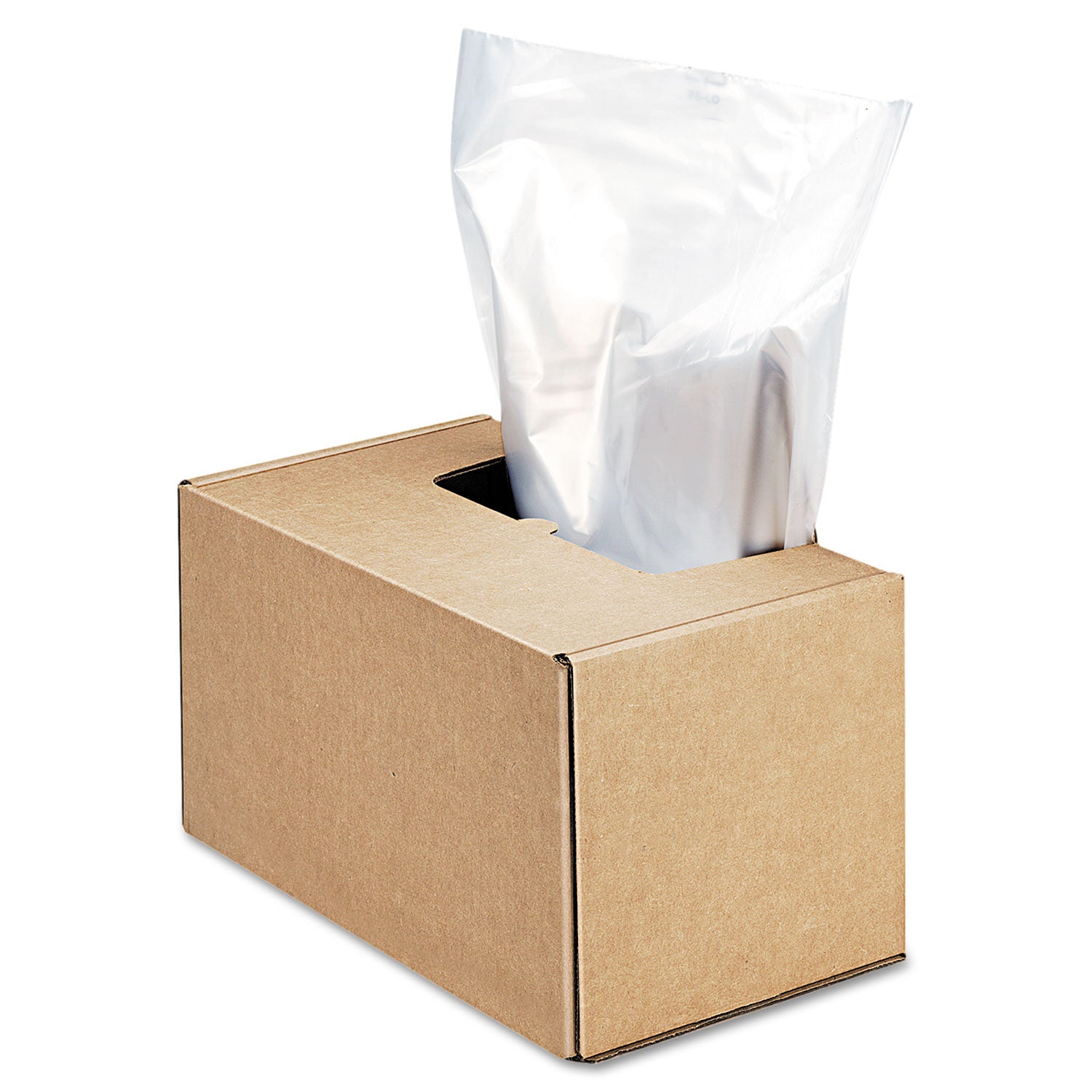Shredder Waste Bags, 50 gal Capacity, 50/Carton - 