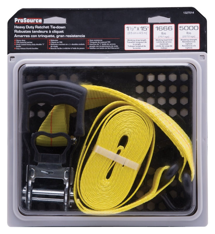 prosource-fh64071-tie-down-1-1-2-in-w-15-ft-l-metal-polyester-yellow-1666-lb-double-j-hook-end-fitting