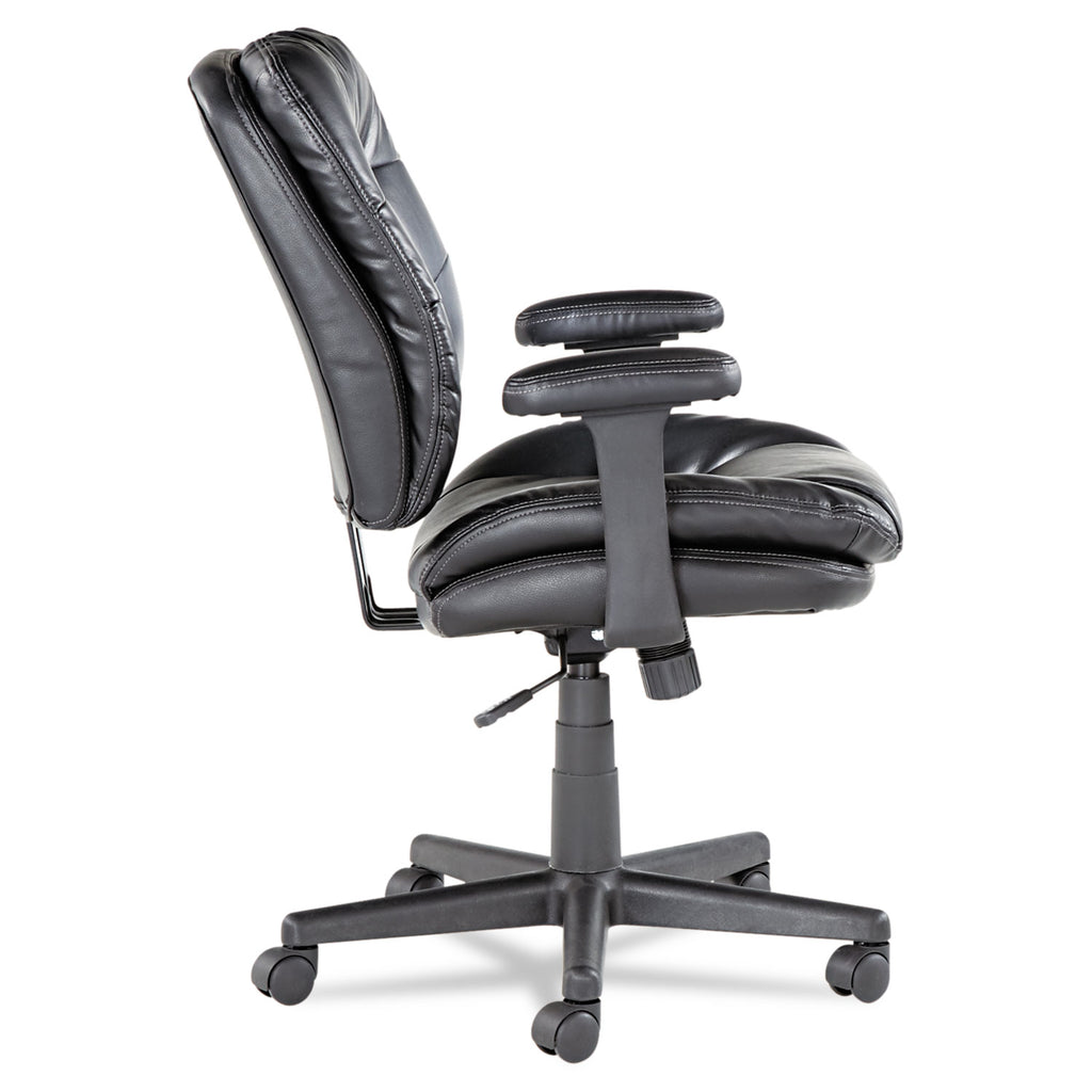 Executive Swivel/Tilt Chair, Supports Up to 250 lb, 16.93" to 20.67" Seat Height, Black - 