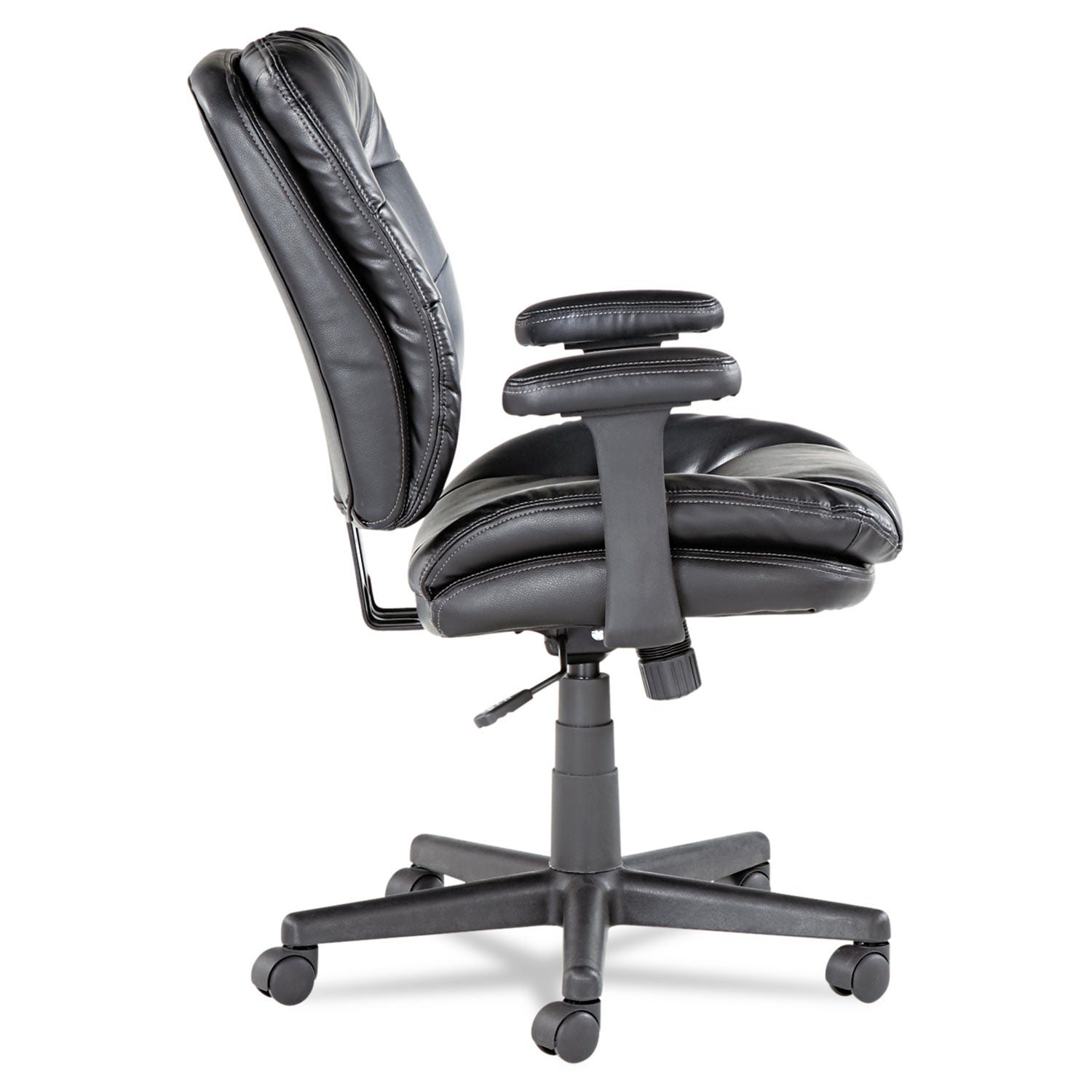 Executive Swivel/Tilt Chair, Supports Up to 250 lb, 16.93" to 20.67" Seat Height, Black - 