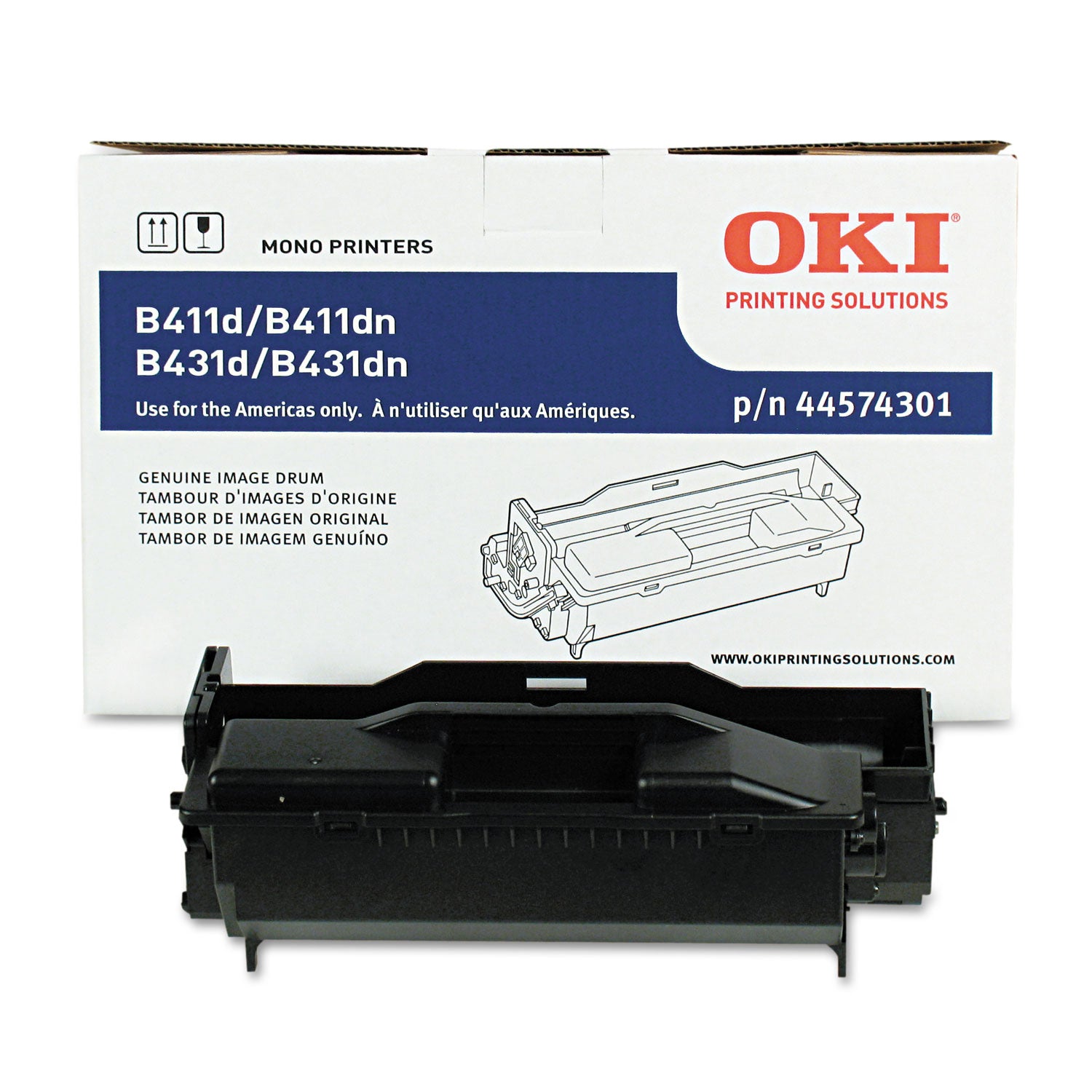 Oki B411/431 Image Drum - LED Print Technology - 30000 - 1 Each