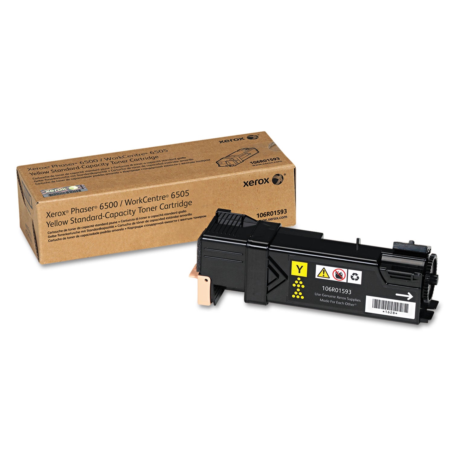 106R01593 Toner, 1,000 Page-Yield, Yellow - 