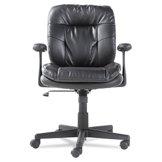 Executive Swivel/Tilt Chair, Supports Up to 250 lb, 16.93" to 20.67" Seat Height, Black - 