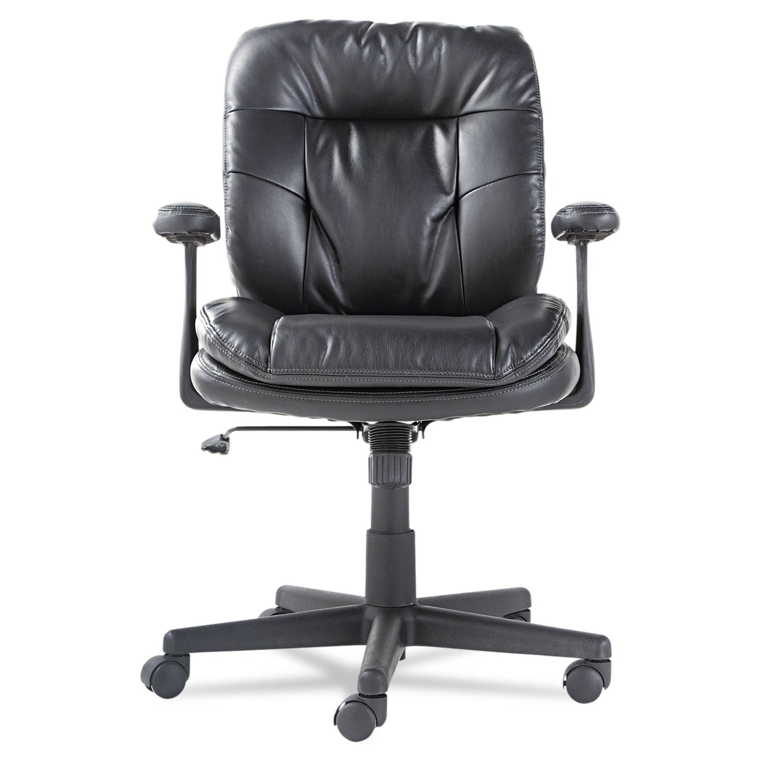 Executive Swivel/Tilt Chair, Supports Up to 250 lb, 16.93" to 20.67" Seat Height, Black - 