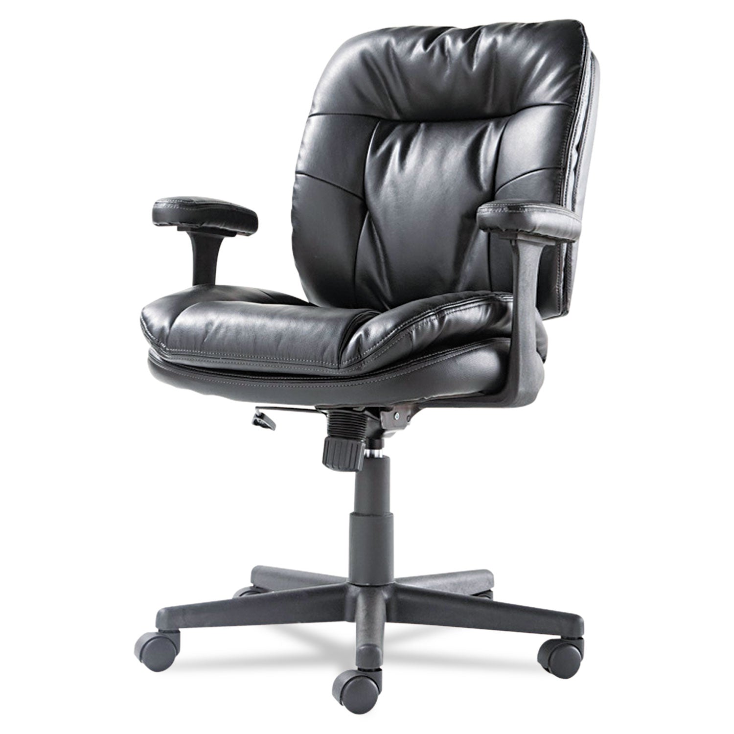 Executive Swivel/Tilt Chair, Supports Up to 250 lb, 16.93" to 20.67" Seat Height, Black - 