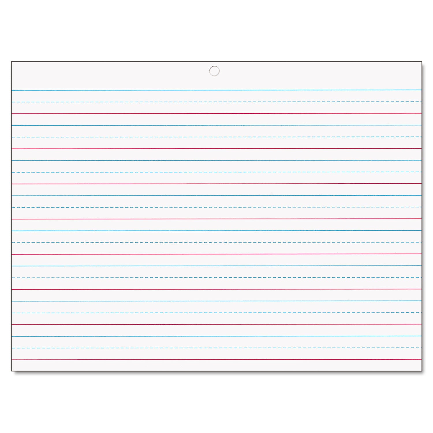 Multi-Sensory Handwriting Tablet, 5/8" Long Rule, 8 x 10.5, 40/Pad - 