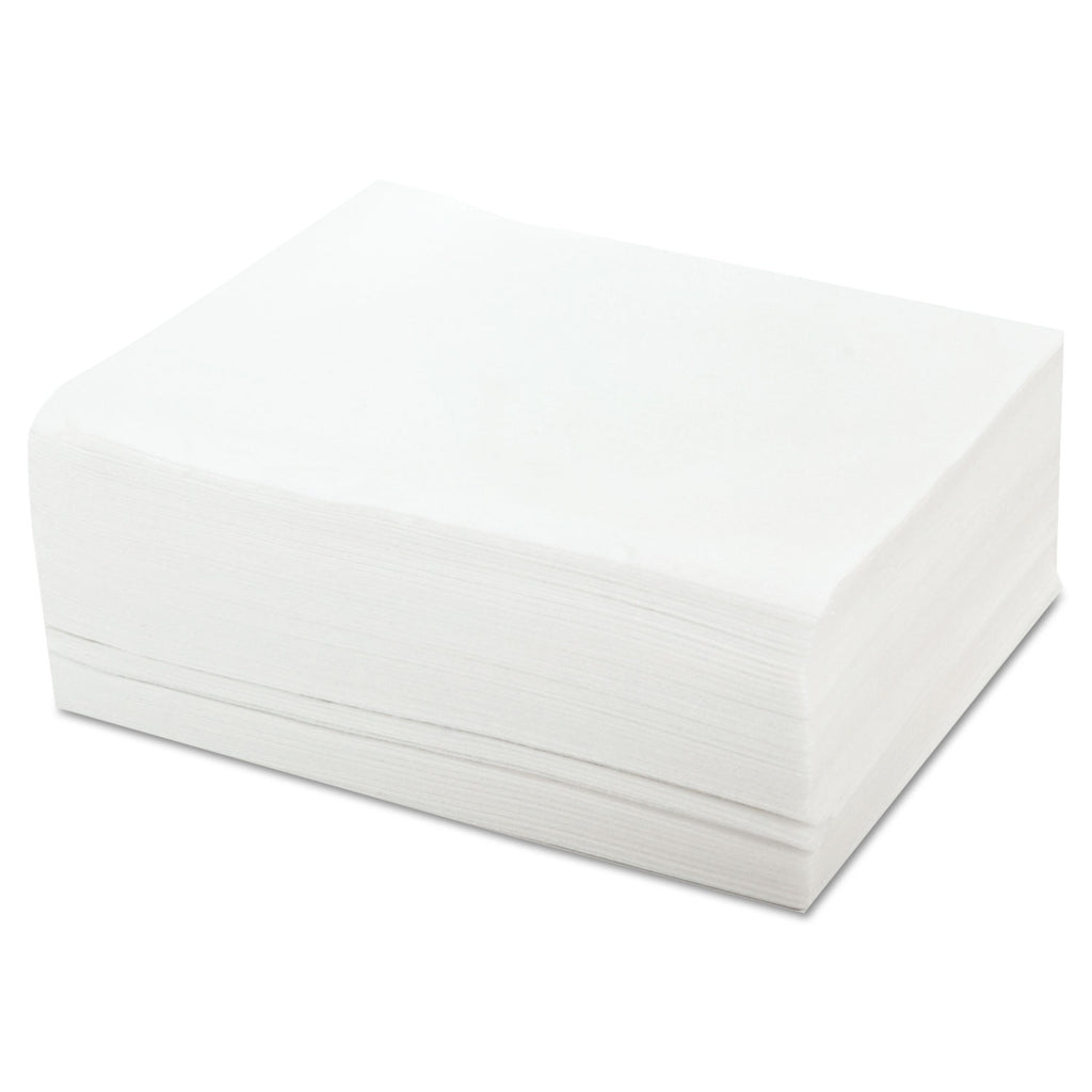 VeraClean Critical Cleaning Wipes, Smooth Texture, 1/4 Fold, 1-Ply, 12 x 13, Unscented, White, 50/Pack, 20 Packs/Carton