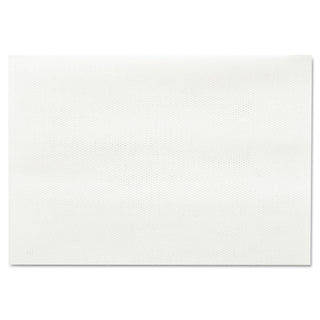 Masslinn Shop Towels, 1-Ply, 12 x 17, Unscented, White, 100/Pack, 12 Packs/Carton