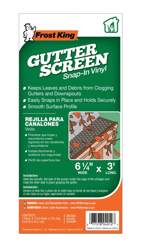 frost-king-g636br-gutter-screen-3-ft-l-6-5-8-in-w-vinyl-brown