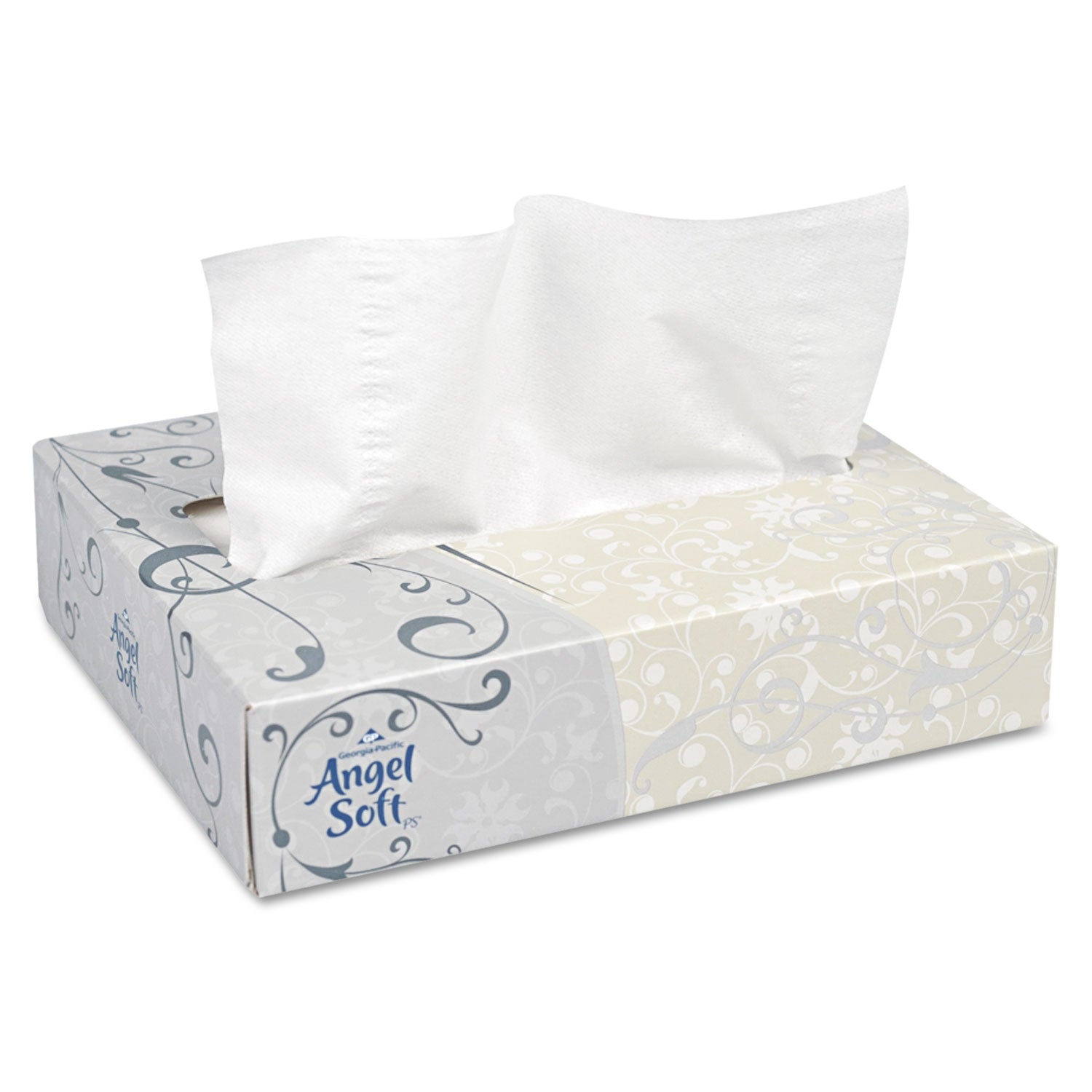 Facial Tissue, 2-Ply, White, 50 Sheets/Box, 60 Boxes/Carton - 