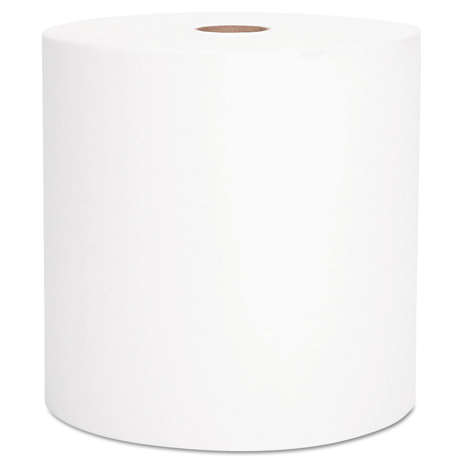 Essential Hard Roll Towel, 1-Ply, 8" x 1,000 ft, 1.5" Core, White, 6 Rolls/Carton - 