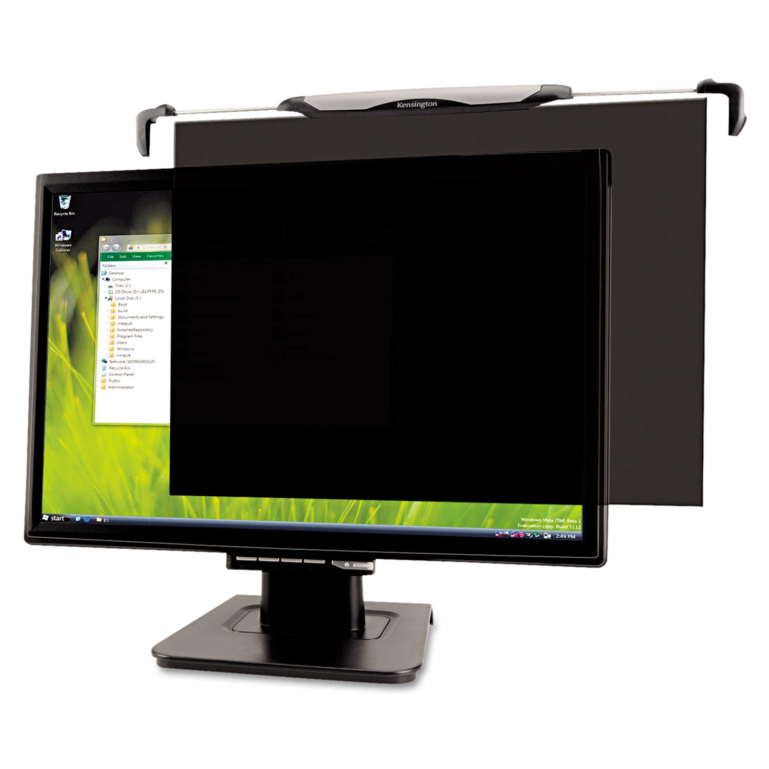 Snap 2 Flat Panel Privacy Filter for 20" to 22" Widescreen Flat Panel Monitor - 